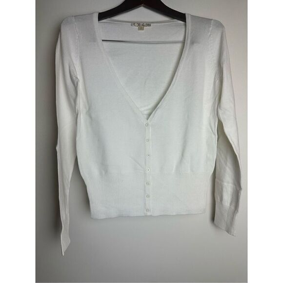 White long sleeve cardigan - Picture 1 of 5
